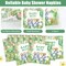 96Pcs Safari Jungle Baby Shower Party Supplies Green Wild Animals-Serves 24 (Green, White, Yellow)